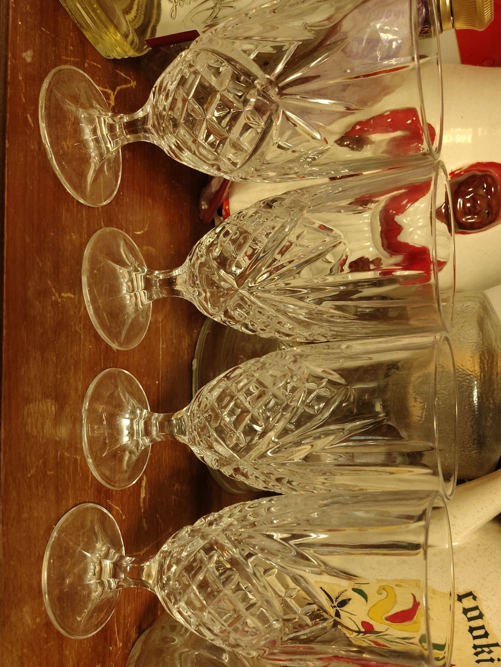 Set Of 4  Vintage Godinger Dublin Shannon Star Pattern Ice Tea Glasses